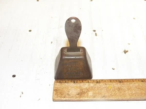 Vintage Copper Coated Advertising Bell, BUTLER-WELSH GRAIN CO., Omaha, Nebraska - Picture 1 of 5