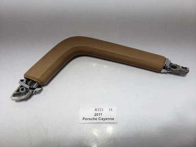 ✅ 2011-2018 OEM Porsche Cayenne 958 maçaneta dianteira direita do passageiro bege - Imagem 1 de 4