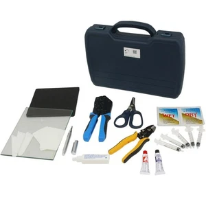 Fibre Optic Cable Preparation Cutting and Crimping Kit Set Cabling Joiner - Picture 1 of 2