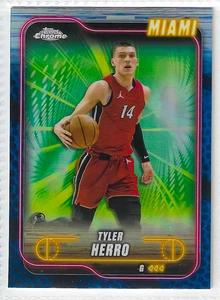 2024-25 Topps Chrome - Tyler Herro #79 Blue Refractor - Bild 1 von 2