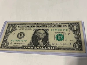 Trinary with 4 pairs of which 3 are 37s- 2021 Note B 37-99-37-37 D Fancy-Special - Picture 1 of 2