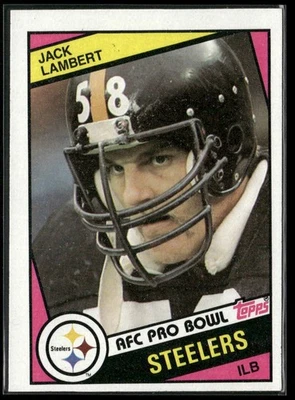 1984 Topps Jack Lambert #167 - Image 1 of 2