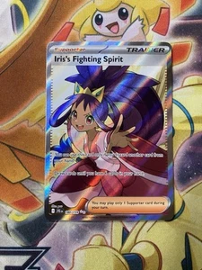 Pokemon TCG- Journey Together Iris’s Fighting Spirit 180/159 Full Art Ultra NM - Picture 1 of 2