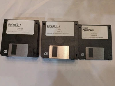Borland C++ 4.0 for DOS, Windows, and Windows NT disks - Untested - Image 1 of 4