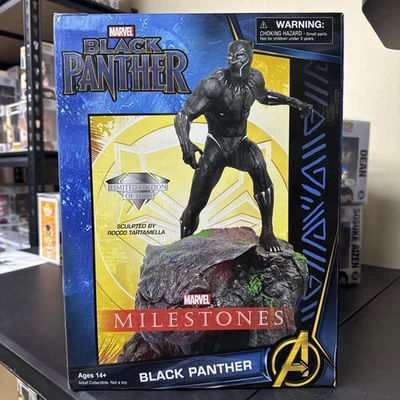 Diamante Marvel Hitos Pantera Negra Película Resina Estatua #17/1000 Vengadores Foto 1 de 4