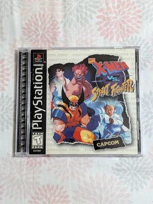 X-Men Vs. Street Fighter (Sony PlayStation 1 PS1, 1998) Complete CIB - Image 1 of 4