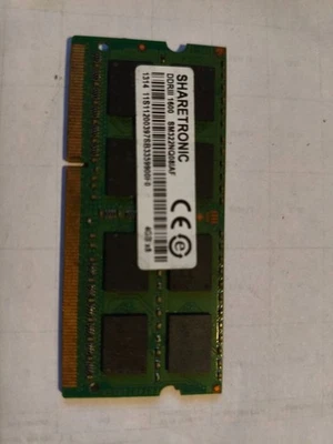 Micron (sharetronic)  4GB DDR3-1600 SM322NQ08IAF SODIMM NON-ECC - Image 1 of 2