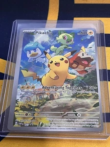 Pikachu 027 Pokemon Scarlet & Violet Black Star Promo NM - Bild 1 von 2