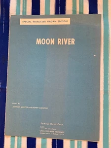 Spartiti musicali vintage 1961 "Moon River" di Johnny Mercer & Henry Mancini - Foto 1 di 4