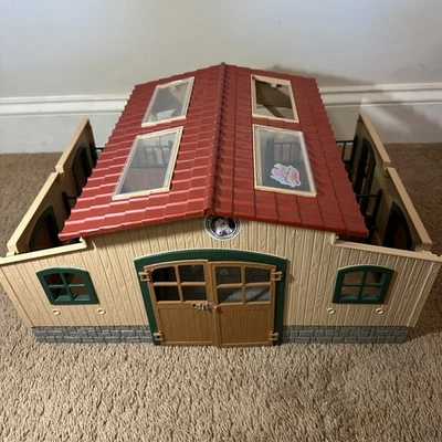 Schleich Granero Establo 2013 Juego Incompleto 2 Caballos Schleich Potro Semental Foto 1 de 4