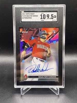 2021 Topps Finest - Finest Autographs Daulton Varsho #FA-DV - RC - SGC 9.5/10 - Image 1 of 2