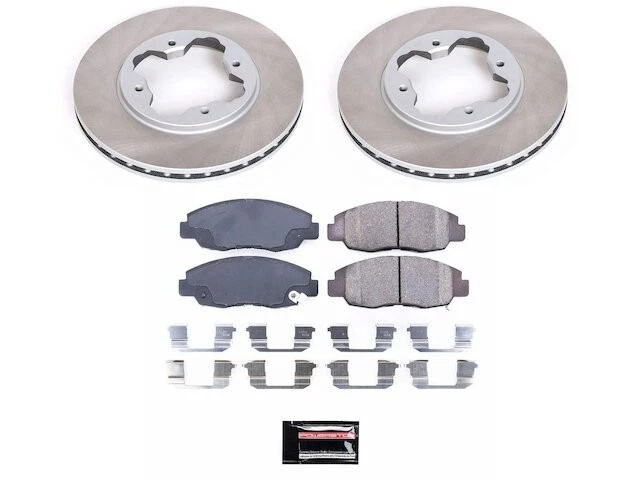 Kit de pastillas de freno delanteras y rotor para Honda Accord 1990-1997 2,2 L 4 cilindros 1991 CC843BN Foto 1 de 1