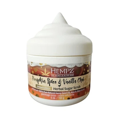 Hempz Holiday Limited Edition Pumpkin Spice Vanilla Chai Herbal Body Scrub 4oz   - Image 1 of 2