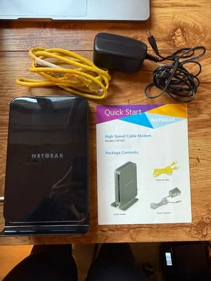 NETGEAR CM500 High Speed Cable Modem DOCSIS 3.0 Xfinity Cox Spectrum Open Box - Image 1 of 4