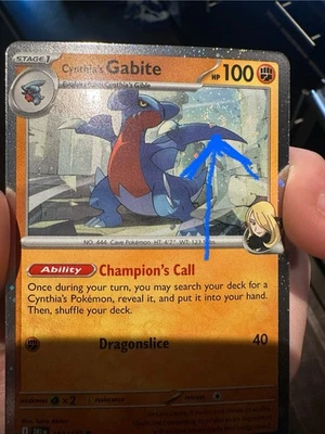 Cynthia’s Gabite 103/182 *SWIRL* Destined Rivals Cosmos Holo Pokemon TCG NM/M - Image 1 of 4