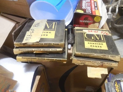 (5) BOXES NOS GM TRANSMISSION CLUTCH DRIVEN PLATES 3750274&3764461 GM NOS PART - Image 1 of 3