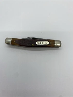 Schrade Old Timer Two Blade Pocket Knife Small Made in USA - Image 1 of 4