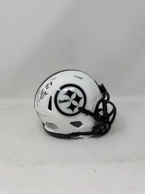 MINI CASCO FIRMADO POR JOE HADEN AUTÓGRAFO DE LOS PITTSBURGH STEELERS CERTIFICADO DE AUTENTICIDAD PSA/ADN Foto 1 de 3