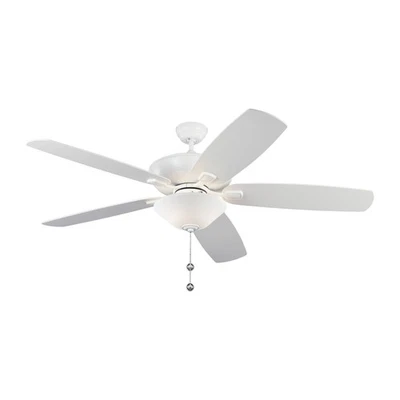 Matte White 60"  Ceiling Fan from the Colony Collection - Image 1 of 3