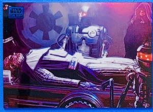 Becoming Darth Vader 2024 Topps Chrome Star Wars Galaxy Blue Refractor #8 /150 - Picture 1 of 2