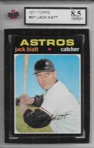 1971 TOPPS BASEBALL Jack Hiatt #371 KSA 8.5 NMM+ Houston Astros - Picture 1 of 2