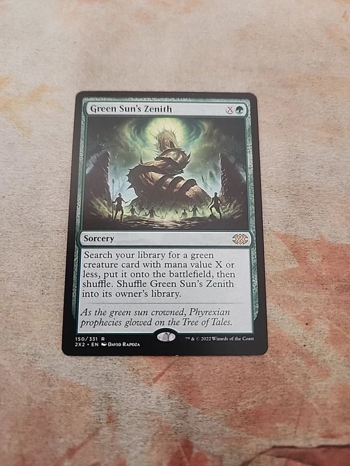 Green Sun's Zenith Double Masters 2022 MTG NM - Image 1 of 1