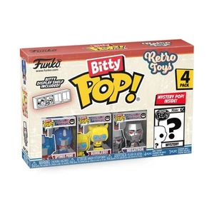 Juguetes retro Funko POP - ¡Transformers Bitty Pop! Pack de 4 - Imagen 1 de 4