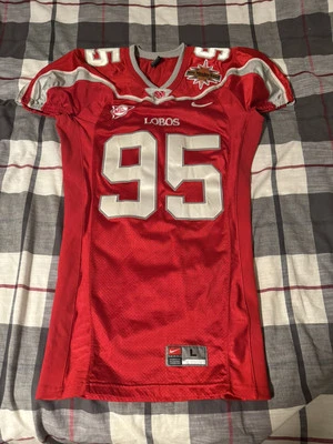 Nike Nuevo México Lobos Jaymar Latchison 2007 Nuevo México Bowl Jersey Grande Rojo Foto 1 de 4