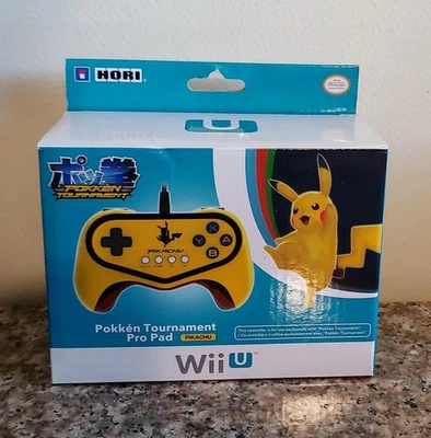 HORI Wii U Pokken Tournament Pro Pad Pokemon Pikachu - Brand New Sealed NIB - Image 1 of 2