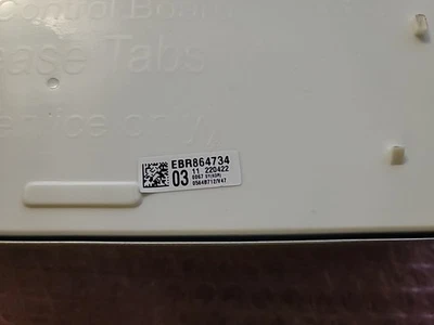 EBR86473403 LG Control Lavavajillas Eléctrico Pieza Nueva Foto 1 de 4