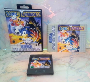 Sega game gear Sonic Spinball boxed new clam case - Picture 1 of 7