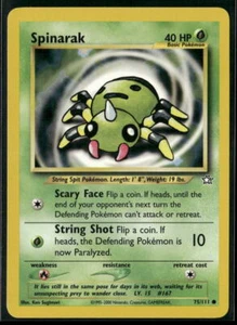Pokemon Neo Genesis #075/111 Spinarak comune, quasi nuovo o migliore - Foto 1 di 2