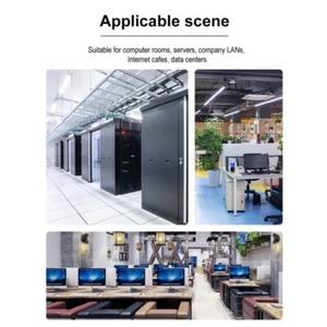 8-Port Cat6 Shielded Patch Panel 10G Ready Metal Housing Color-Coded Labeling - Zdjęcie 1 z 20