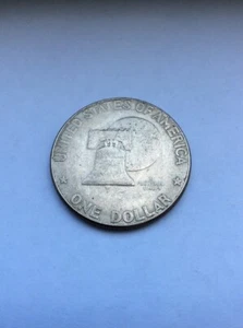 1976 D Eisenhower Bicentennial Dollar Type 1 Ike US Mint Coin $1 One Dollar #150 - Picture 1 of 2