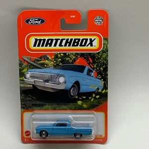 Matchbox 1961 Ford Ranchero Blue (Ford Falcon)light Blue New Sealed In Package - Picture 1 of 8