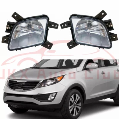 For Kia Sportage SUV 2011 2012 2013 u 2Pcs Front Bumper Driving Lights Fog Lamps - Imagem 1 de 4