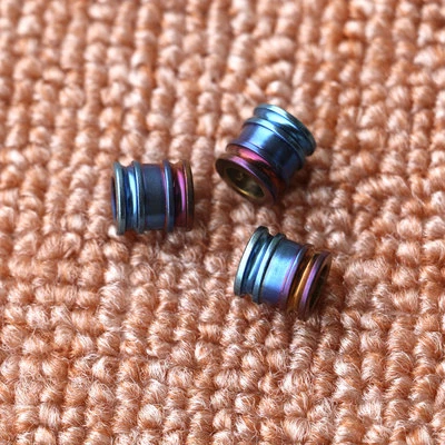 3pcs Titanium Knife Lanyard Beads Parachute Cord Pendant DIY Making Bracelet - Image 1 of 3