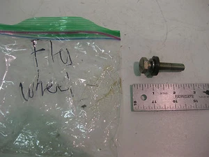 1982 YAMAHA SR185J SR185 SR 185 EXCITER FLYWHEEL FLY WHEEL BOLT HARDWARE - Picture 1 of 4