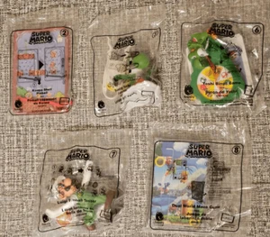 MCPLAY Super Mario Nintendo 5 Stück McDonalds Happy Meal Spielzeug Brandneu Versiegelt - Bild 1 von 7