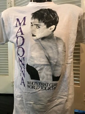 Camisa Madonna 1987 Who's That Girl Tour Talla M/L Pop Rock Alternativo Foto 1 de 4