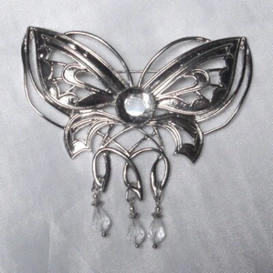 ~v~Brosche°Wilwarin°LARP°Arwen°Galadriel°Elbischer Hochzeitsschmuck°crystal~v~ - Bild 1 von 2