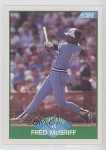 1989 Score Fred McGriff #6 HOF