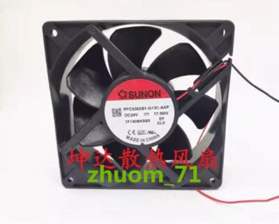 1PC SUNON PFC0382B1-Q13C-AAP 12038 24V 17.96W silent inverter cooling fan - Image 1 of 4