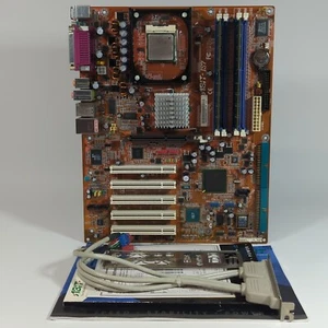 ABIT IS7 Socket 478 Motherboard 3GHz Pentium 4 2GB Corsair DDR 865 Chipset Retro - Picture 1 of 18
