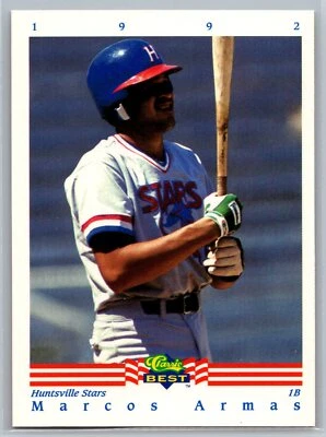 Marcos Armas 1992 Classic Best Set Break BASEBALL #134 Huntsville Stars - Image 1 of 2