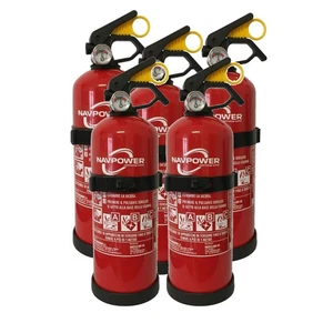 BTK NAVPOWER ESTINTORE 5 X 1 KG CON MANOMETRO E SICURA