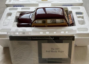 Franklin mint 1949 FORD custom woody wagon, paperwork, boxed - Picture 1 of 13