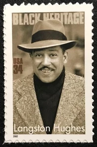 2002 Scott #3557 - 34¢ - LANGSTON HUGHES - WRITER - Single Stamp - Mint NH - Picture 1 of 1
