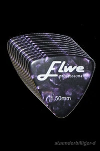 ELWE 10 Plektren Dreieck, Stärke 1,50 Picks Plektron Plektrum Pleks Zelluloid
