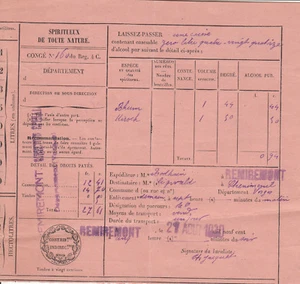 Facture ancienne Pierre Rhodain à Remiremont 1930 old french invoice bill - Picture 1 of 1